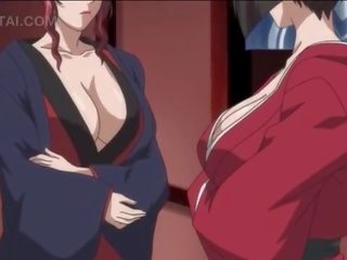 Tremendous hentai diva sự nịnh hót và nhảy to một thứ cuốc