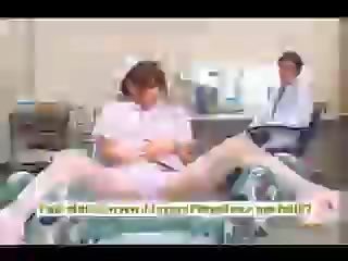 أكيهو يوشيزاوا شهواني الآسيوية ممرضة تتمتع إغاظة ال doc