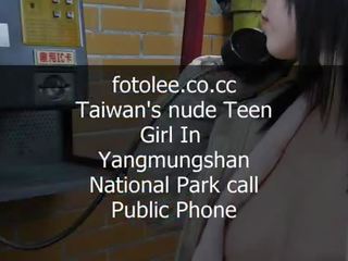 Taiwan akt přítelkyně v yangmungshan národ park volání