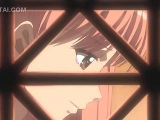 Anime e ëmbël vajzë tregon të saj putz duke thithur aftësi