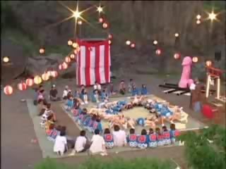 Jaapani täiskasvanud klamber festival